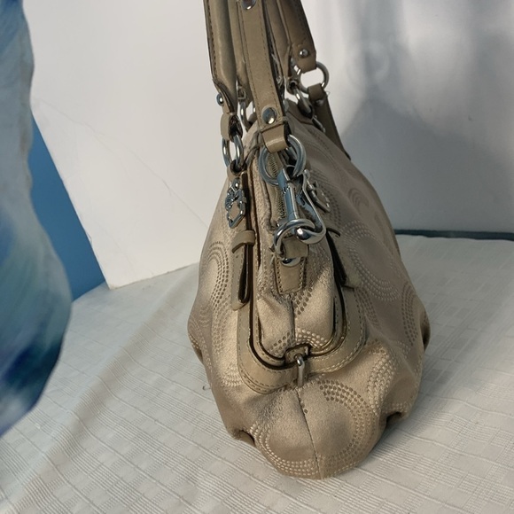 Coach, Madison Dotted optive art Sophia satchel - Picture 6 of 12